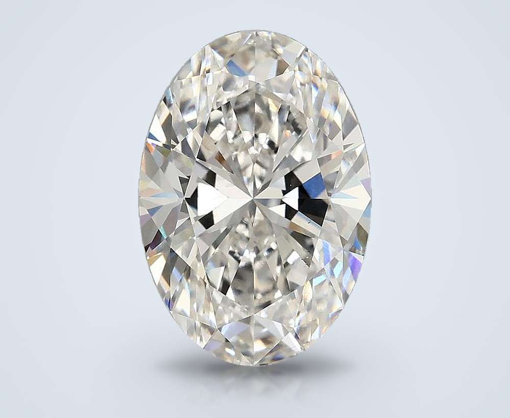 3.81 Carat Oval Lab Diamond