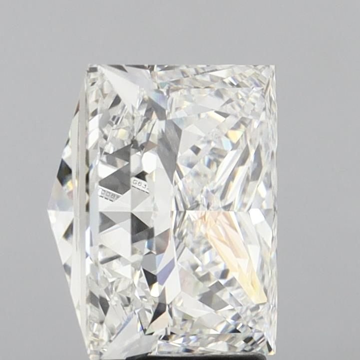 6.17ct F VS1 Rare Carat Ideal Cut Princess Lab Grown Diamond