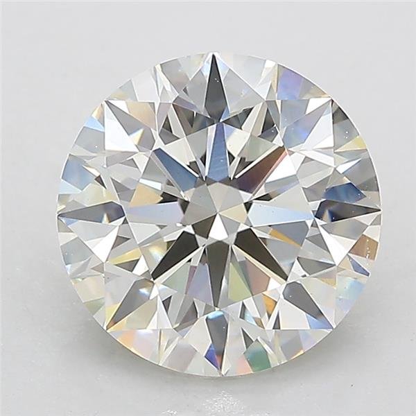 3.15ct H VS1 Excellent Cut Round Lab Grown Diamond