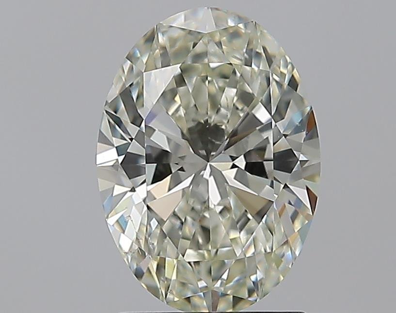 1.81ct K SI1 Rare Carat Ideal Cut Oval Diamond