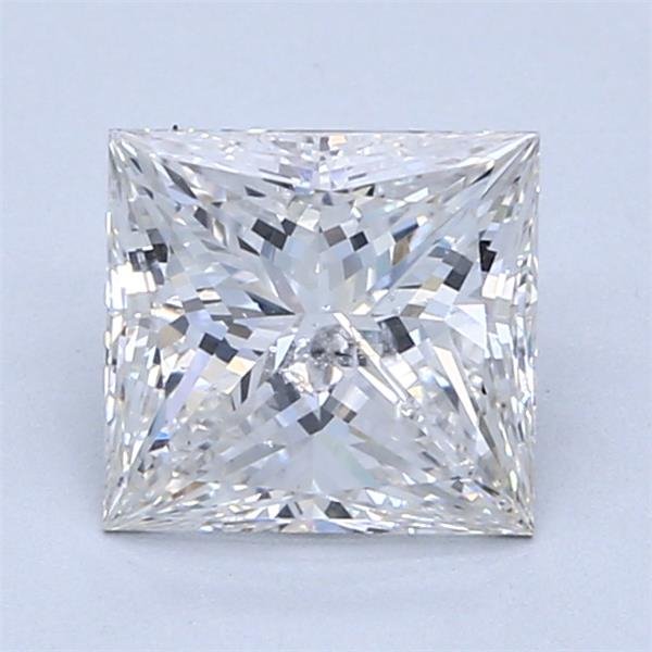 1.87ct H SI2 Very Good Cut Princess Diamond