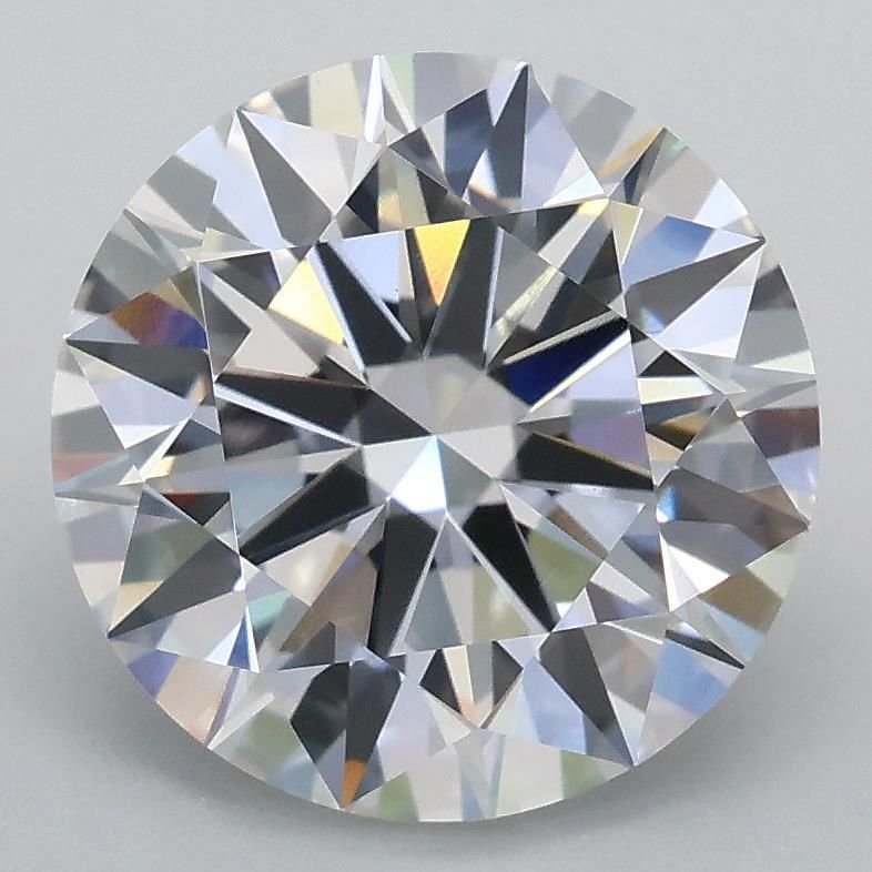 2.84ct E VVS2 Rare Carat Ideal Cut Round Lab Grown Diamond