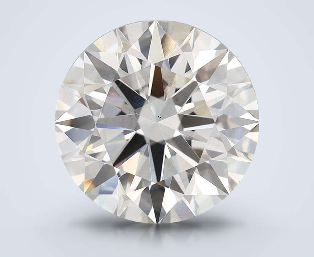 6.42 Carat Round Lab Diamond