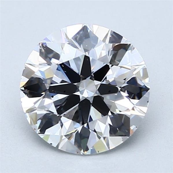 2.04ct E SI1 Rare Carat Ideal Cut Round Diamond