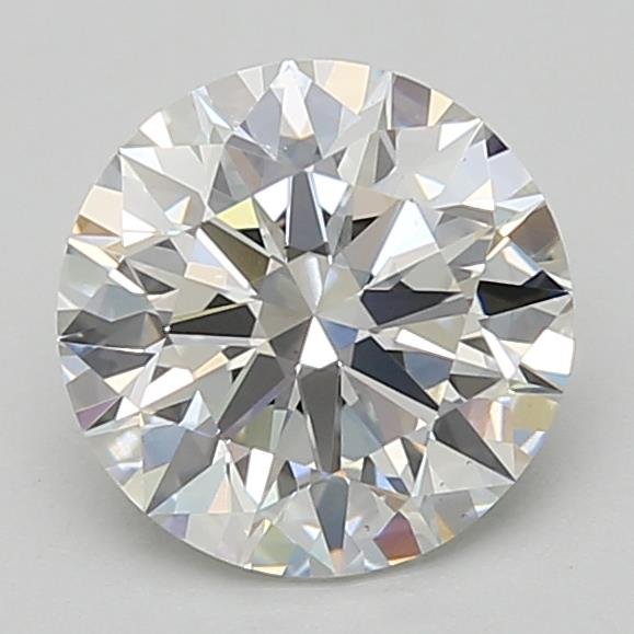 2.07ct F VS1 Rare Carat Ideal Cut Round Lab Grown Diamond