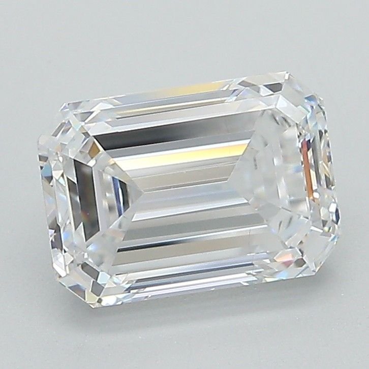 1.94ct D VS1 Excellent Cut Emerald Lab Grown Diamond