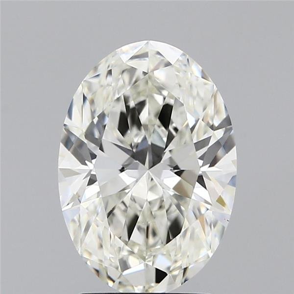 2.19ct H VS1 Rare Carat Ideal Cut Oval Lab Grown Diamond