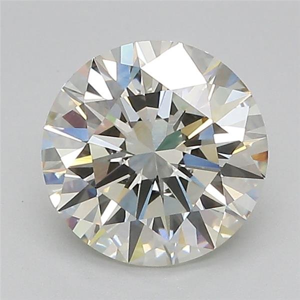 2.06ct I VVS2 Rare Carat Ideal Cut Round Lab Grown Diamond