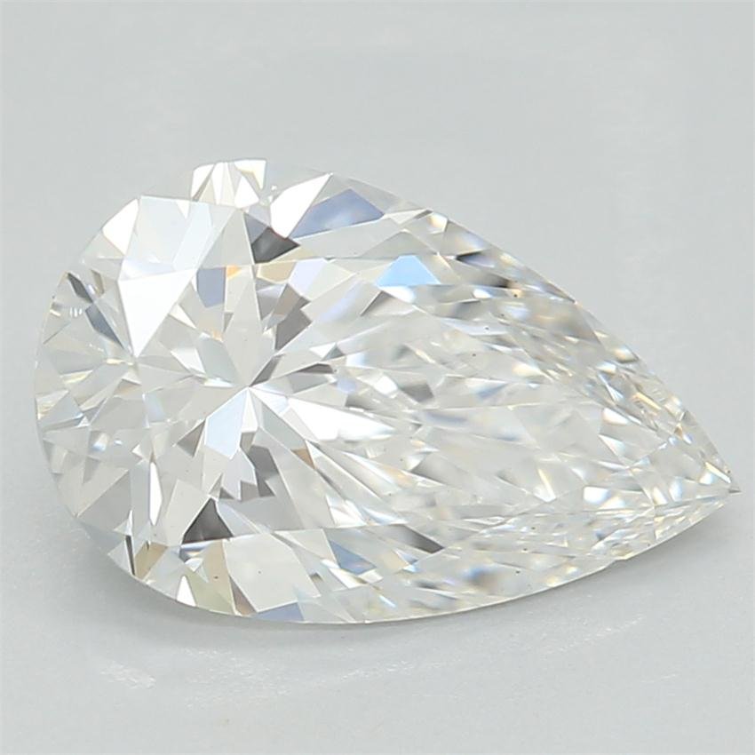 1.08ct E VS2 Rare Carat Ideal Cut Pear Lab Grown Diamond