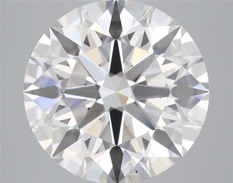 5.07ct F SI1 Rare Carat Ideal Cut Round Lab Grown Diamond