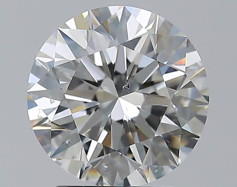 2.70ct I SI1 Rare Carat Ideal Cut Round Diamond