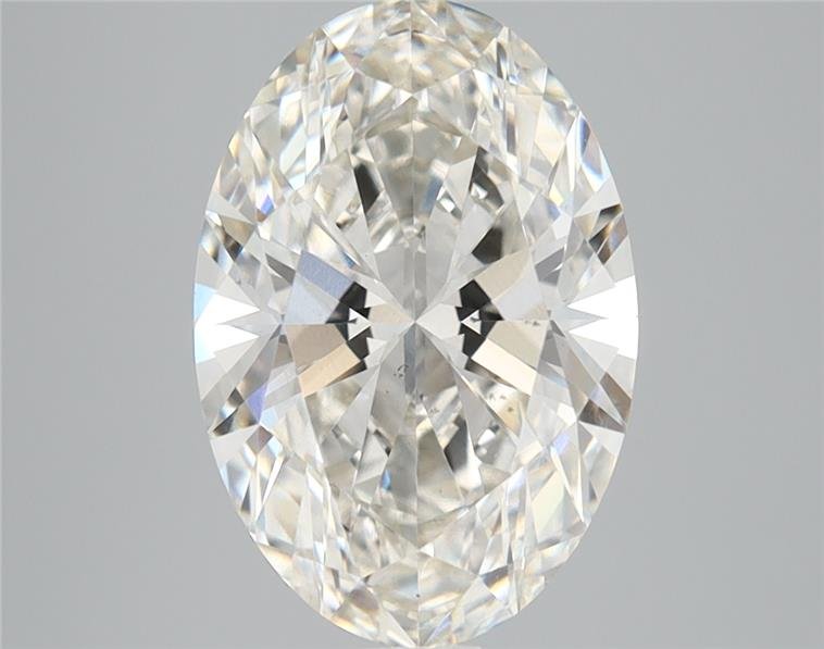 3.14ct H VS2 Rare Carat Ideal Cut Oval Lab Grown Diamond