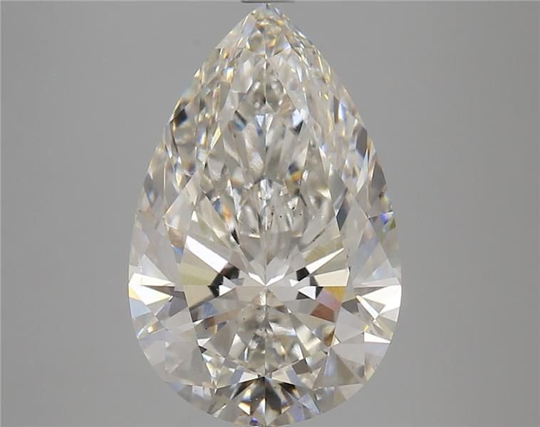 5.77ct G SI1 Rare Carat Ideal Cut Pear Lab Grown Diamond