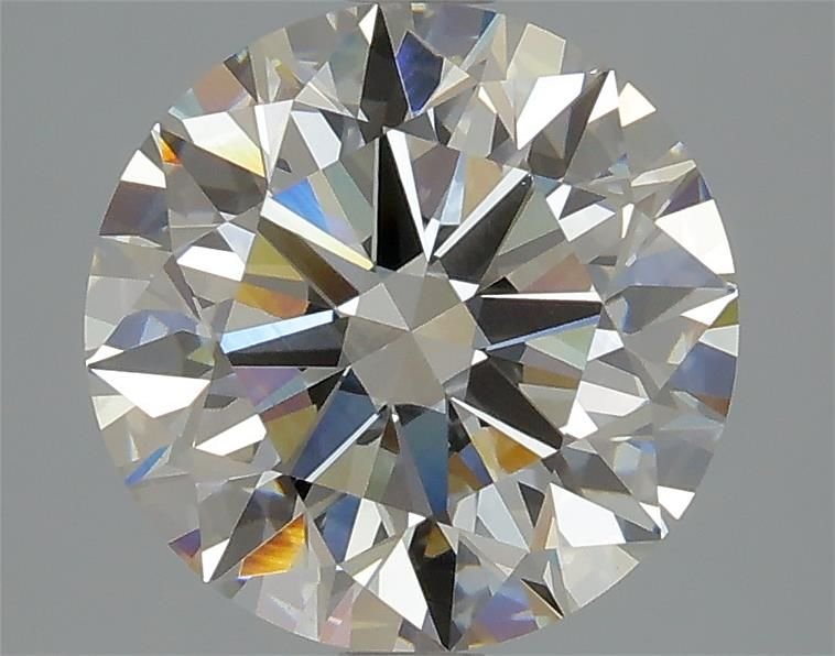 3.12ct H VVS2 Rare Carat Ideal Cut Round Lab Grown Diamond