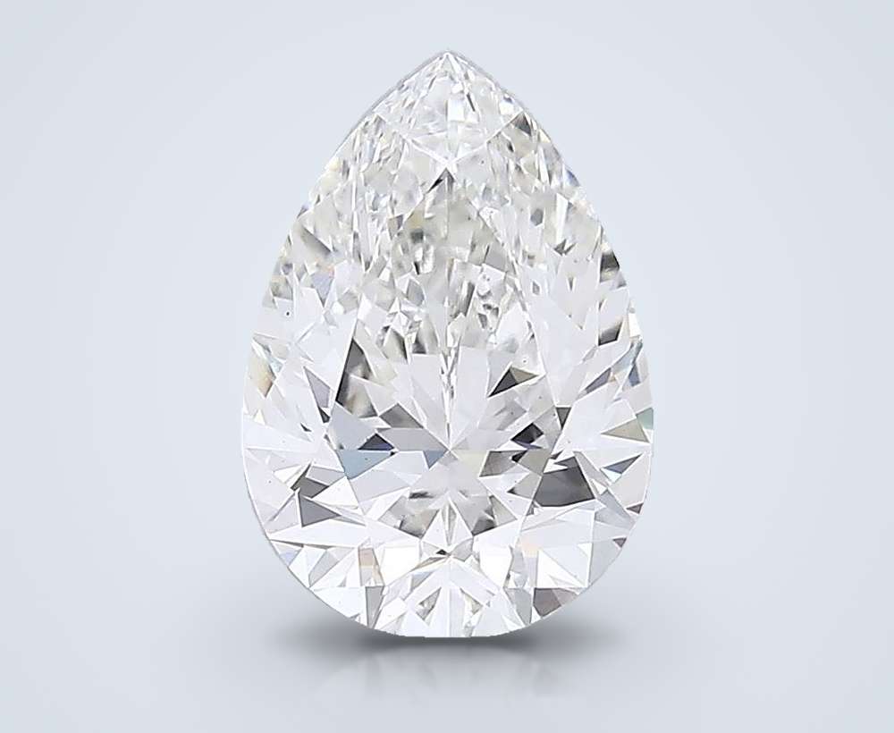 4.00 Carat Pear Lab Diamond