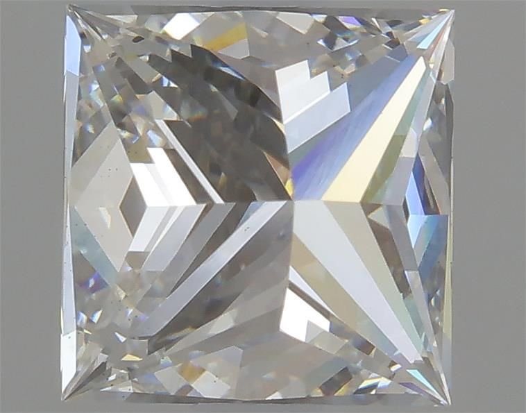 1.36ct F VS2 Rare Carat Ideal Cut Princess Lab Grown Diamond