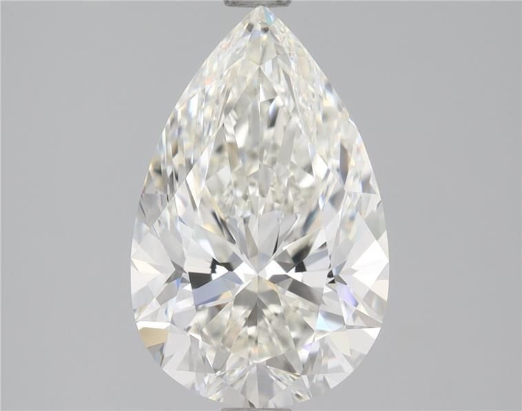 2.10ct H IF Rare Carat Ideal Cut Pear Diamond