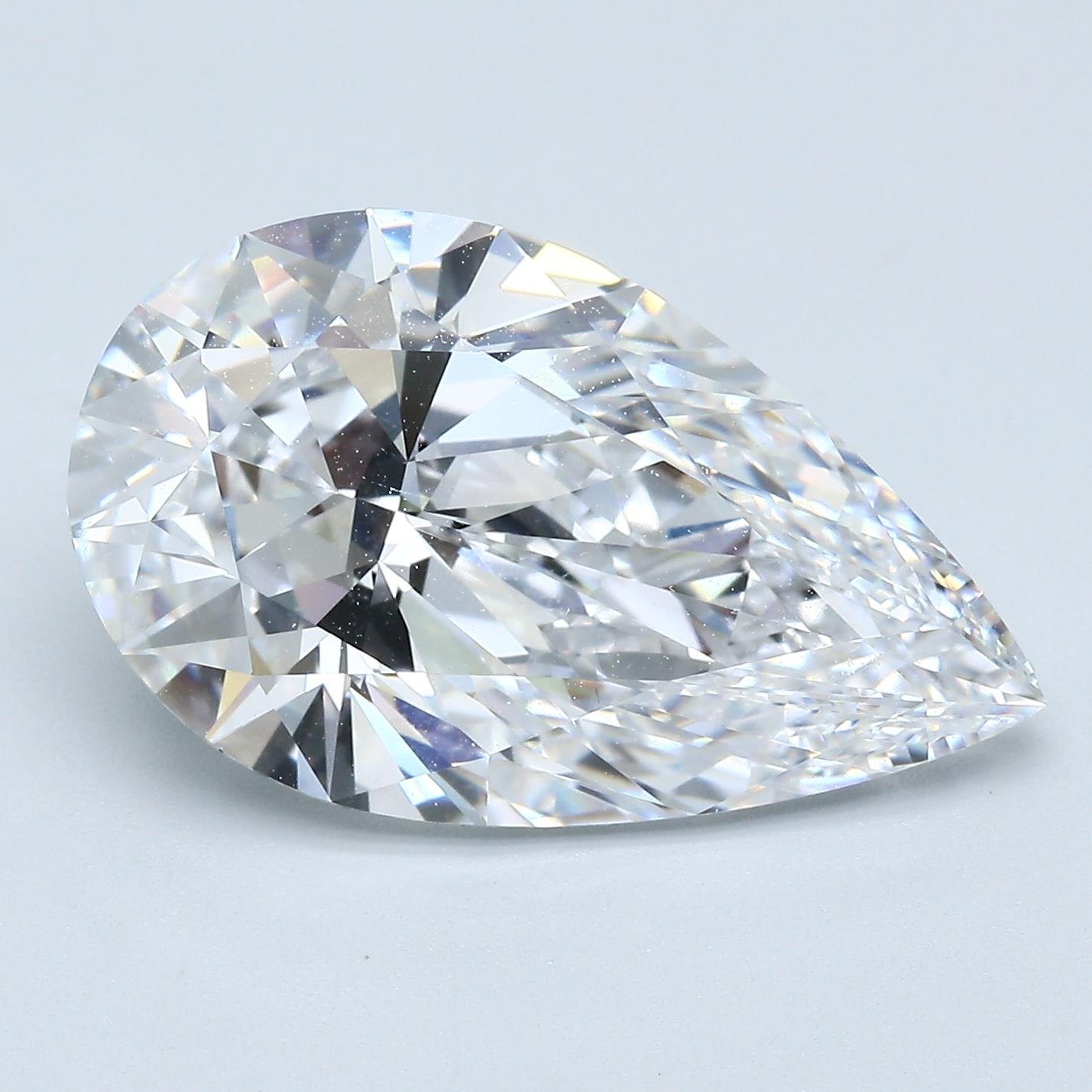 7.88ct D FL Rare Carat Ideal Cut Pear Diamond