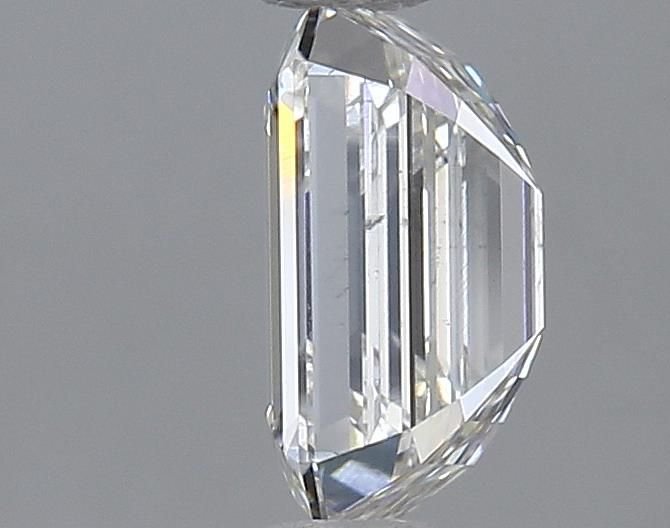 2.04ct H SI1 Rare Carat Ideal Cut Emerald Lab Grown Diamond