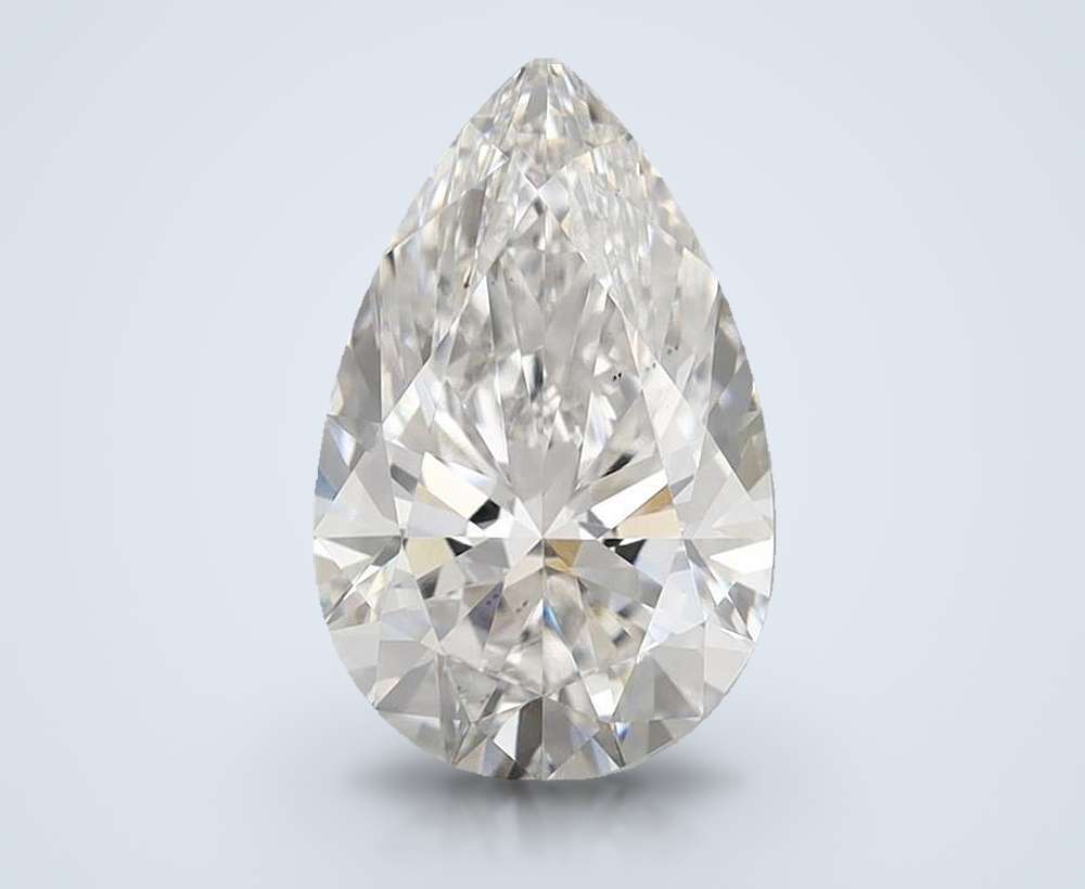 2.60 Carat Pear Lab Diamond