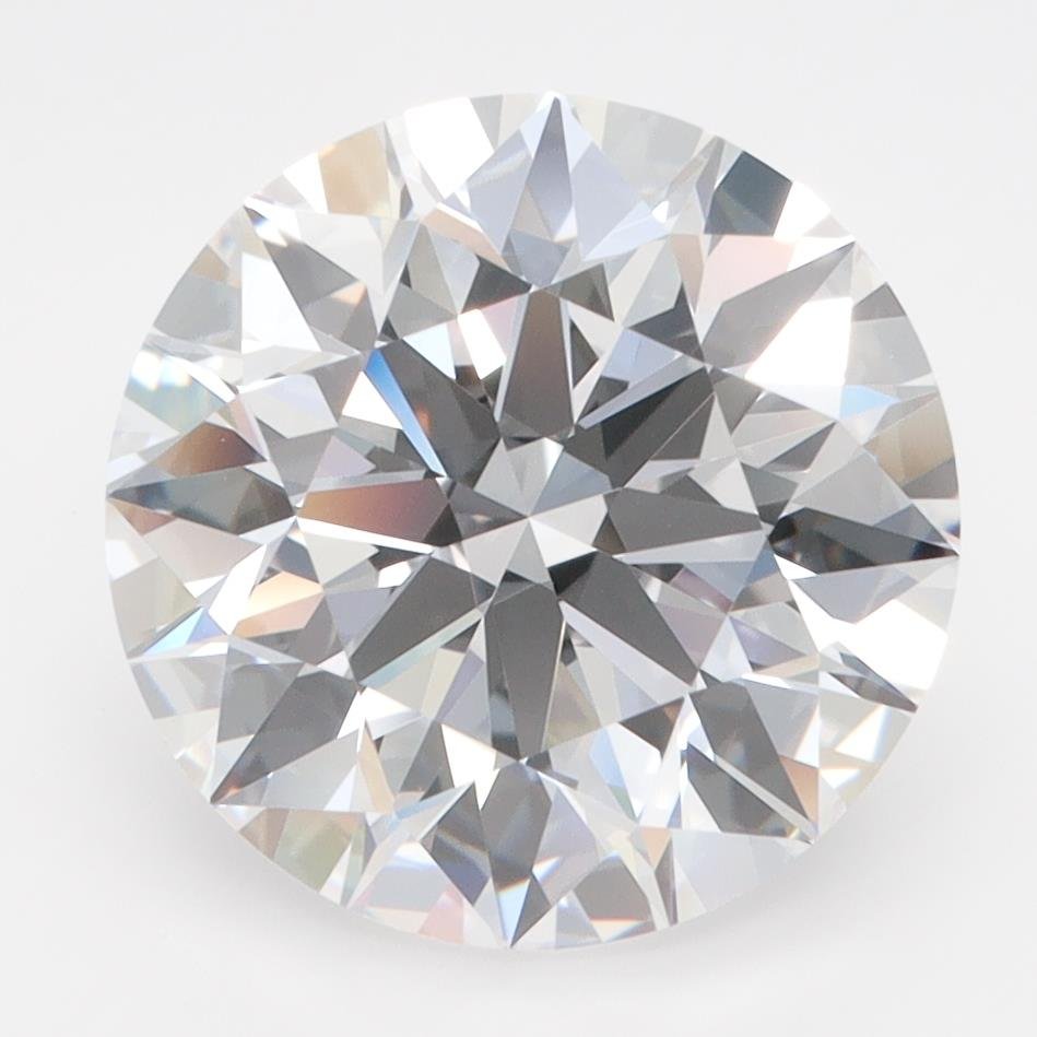 4.81ct D FL Rare Carat Ideal Cut Round Lab Grown Diamond