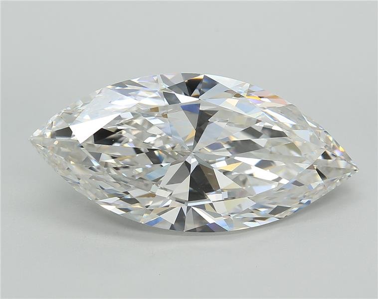 10.01ct G VVS2 Very Good Cut Marquise Lab Grown Diamond