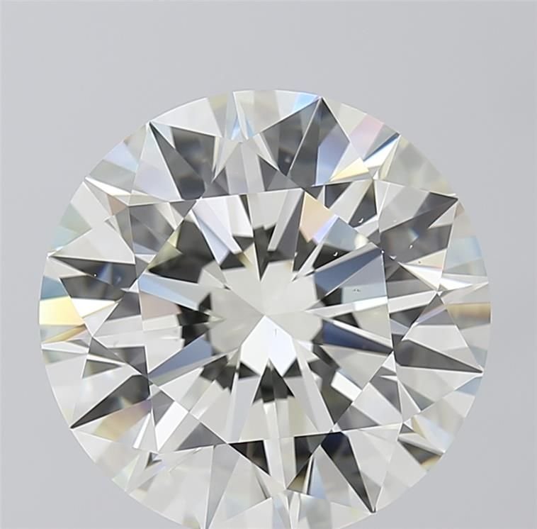 8.01ct J VS2 Rare Carat Ideal Cut Round Diamond