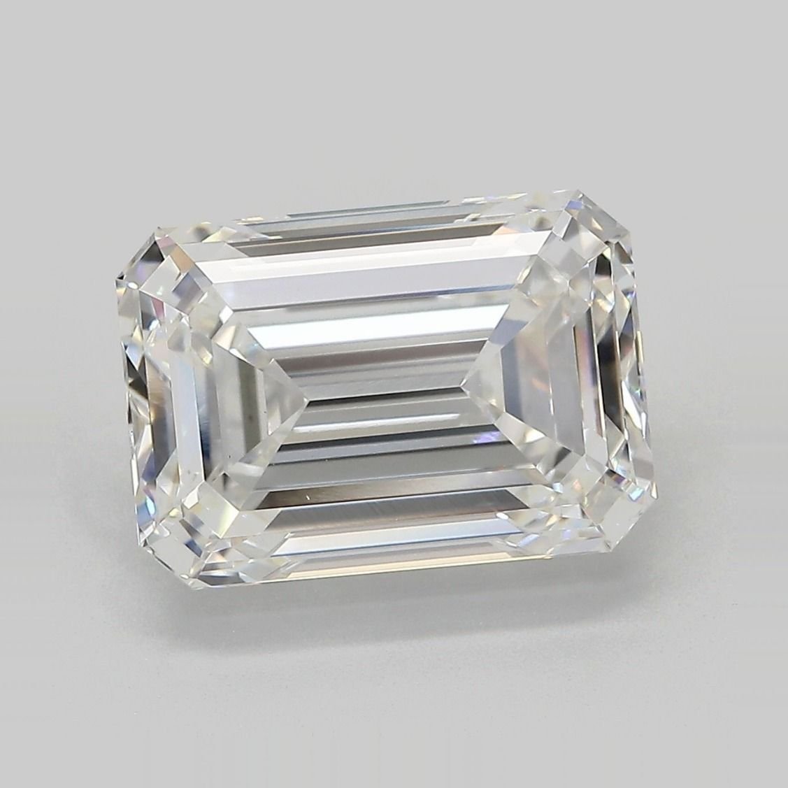 6.19ct F VS1 Excellent Cut Emerald Lab Grown Diamond