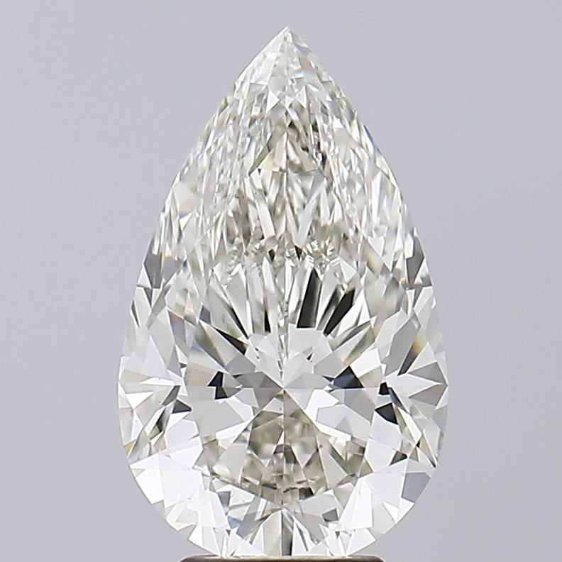 5.09ct I VS1 Rare Carat Ideal Cut Pear Lab Grown Diamond