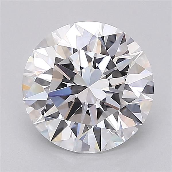 2.52ct D VS1 Excellent Cut Round Lab Grown Diamond