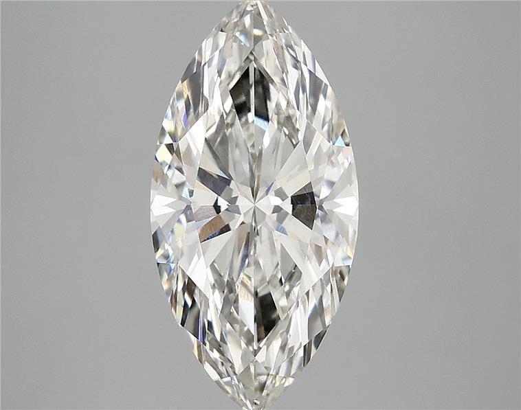 3.09ct H VS1 Rare Carat Ideal Cut Marquise Lab Grown Diamond