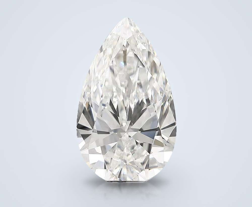 7.71 Carat Pear Lab Diamond