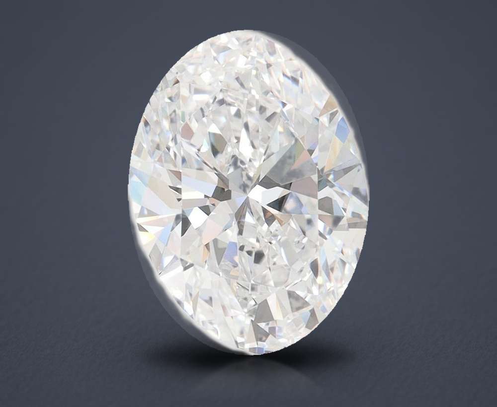 3.60 Carat Oval Lab Diamond