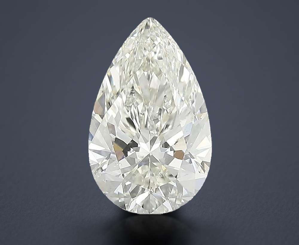 2.07 Carat Pear Natural Diamond