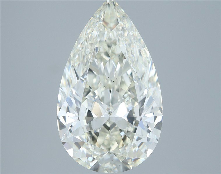 3.21ct H VS2 Rare Carat Ideal Cut Pear Diamond