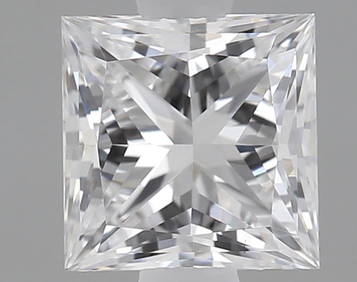 0.89ct E VS1 Rare Carat Ideal Cut Princess Lab Grown Diamond