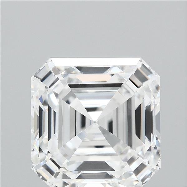 5.19ct E VVS2 Rare Carat Ideal Cut Asscher Lab Grown Diamond