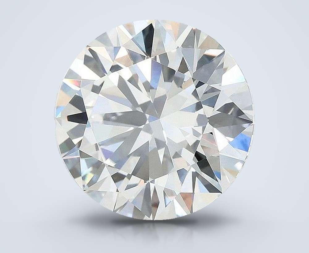 7.76 Carat Round Lab Diamond