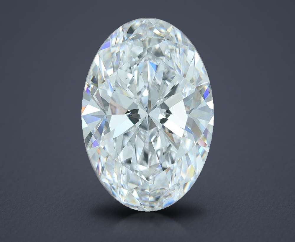 3.72 Carat Oval Lab Diamond
