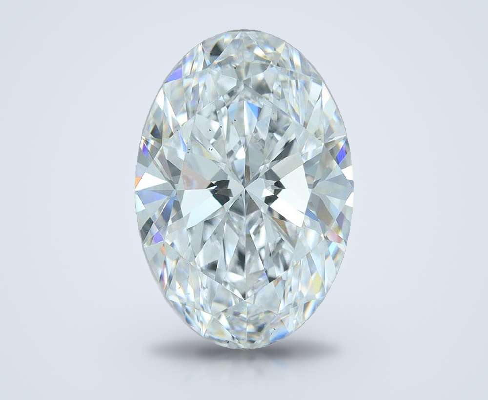 3.72 Carat Oval Lab Diamond