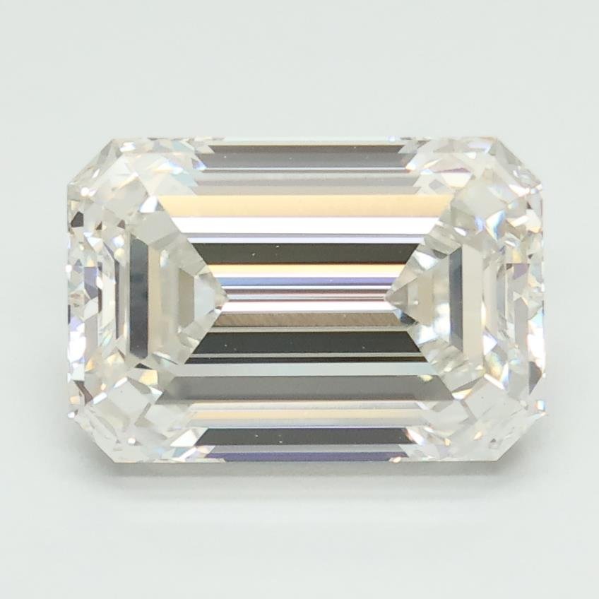 3.53ct G VVS2 Rare Carat Ideal Cut Emerald Lab Grown Diamond