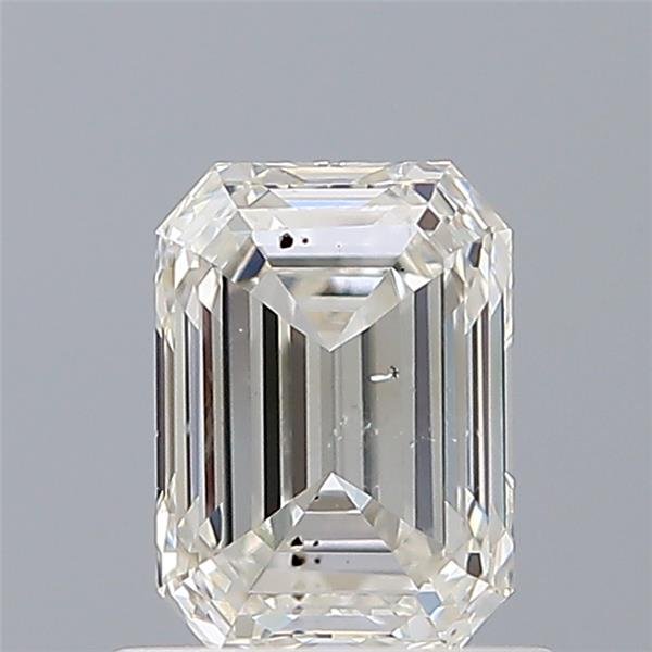 0.80ct J SI2 Excellent Cut Emerald Diamond