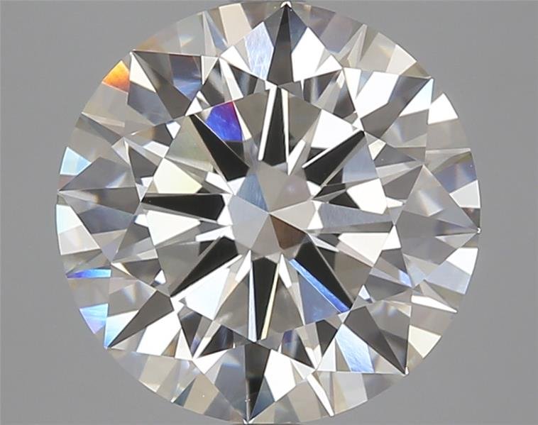 5.03ct H VVS2 Rare Carat Ideal Cut Round Lab Grown Diamond