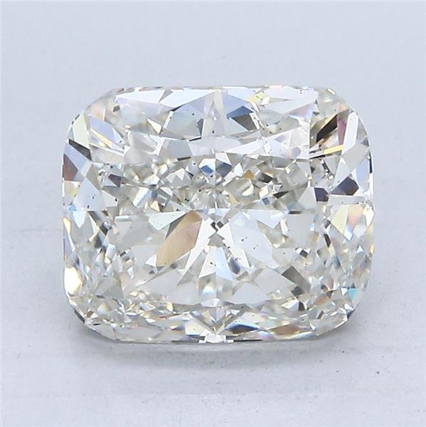 3.30ct H SI1 Rare Carat Ideal Cut Cushion Lab Grown Diamond