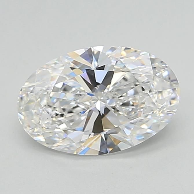 2.02ct D VS2 Rare Carat Ideal Cut Oval Lab Grown Diamond