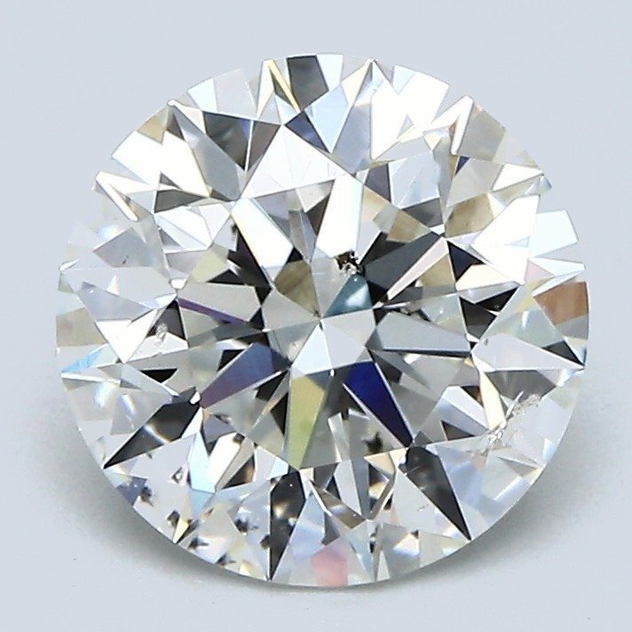 2.55ct G SI2 Rare Carat Ideal Cut Round Diamond