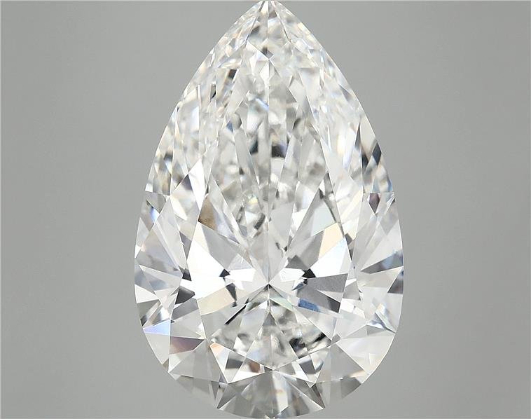 10.19ct F VVS2 Rare Carat Ideal Cut Pear Lab Grown Diamond