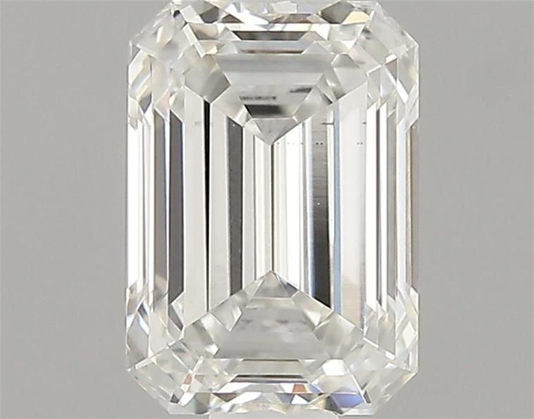 0.87ct F VS2 Rare Carat Ideal Cut Emerald Lab Grown Diamond