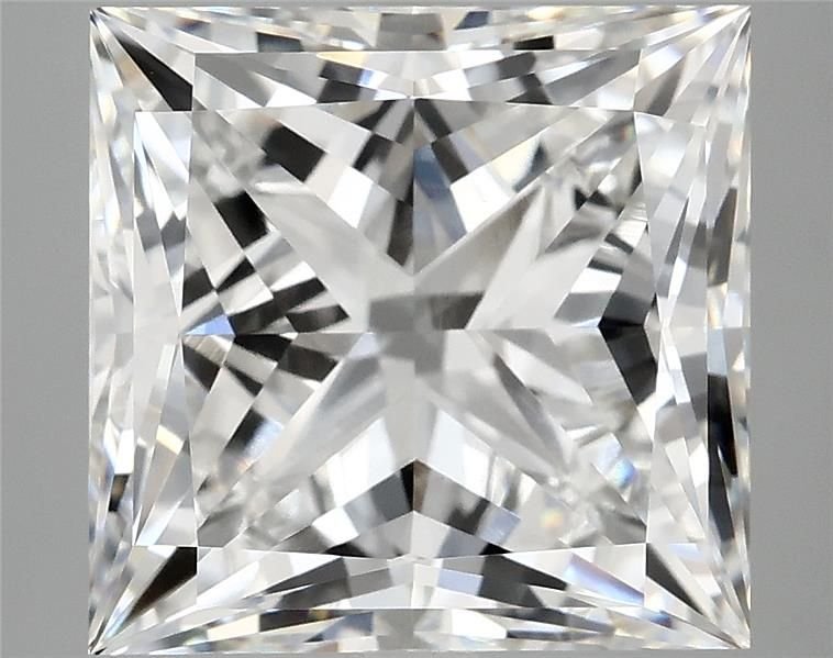 8.06ct E VVS2 Rare Carat Ideal Cut Princess Lab Grown Diamond