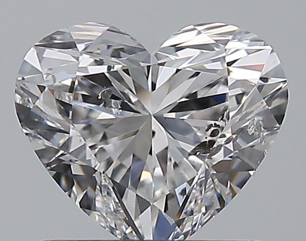 0.96ct D SI2 Rare Carat Ideal Cut Heart Diamond